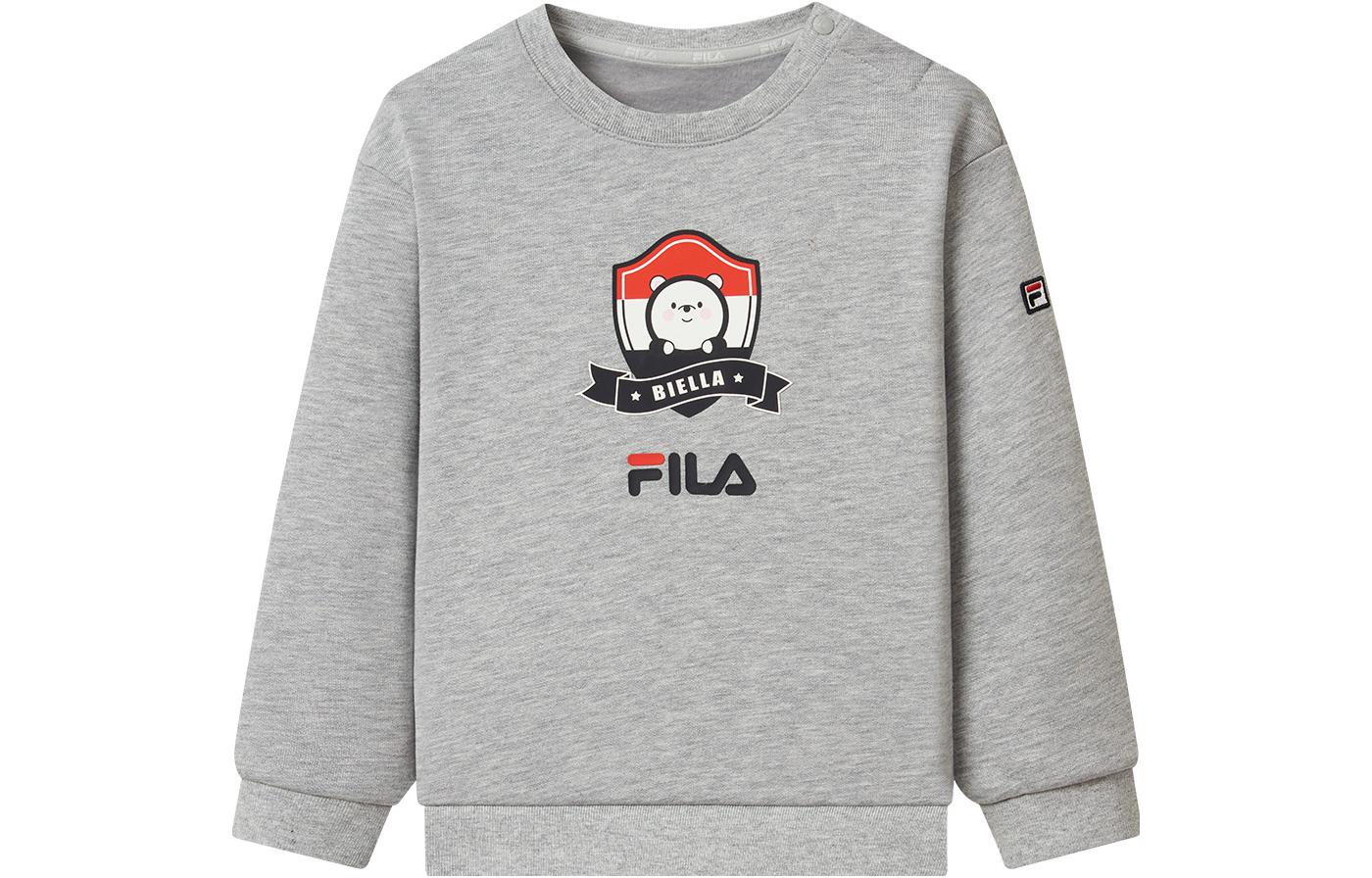 

Свитшот дошкольный FILA KIDS, Облачно-серый вересково-серый