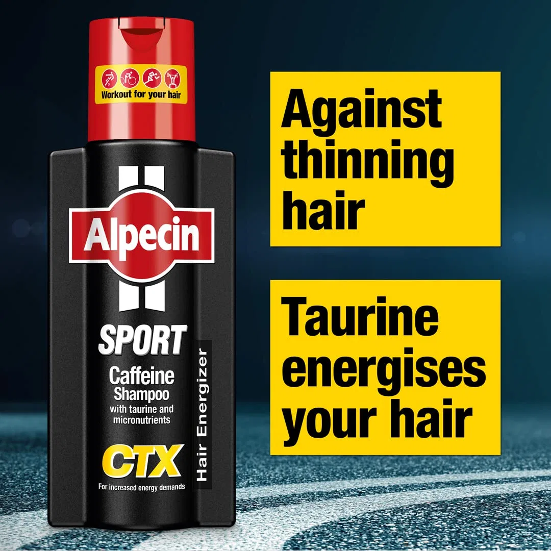 Шампунь Alpecin Sport Caffeine CTX с таурином для мужчин Alpecin — фото 2