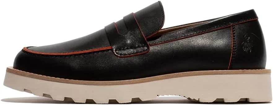 Лоферы Fly London, модель Men's Loafers, черный/красный