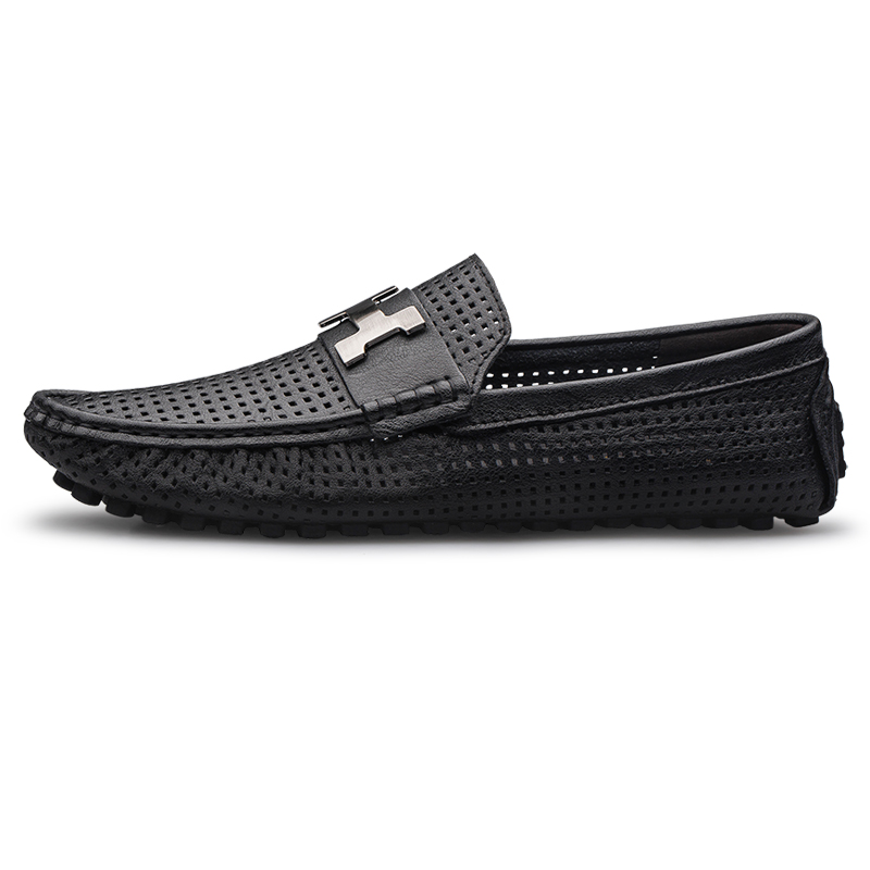 

BAGE Мокасины унисекс черные, цвет Black