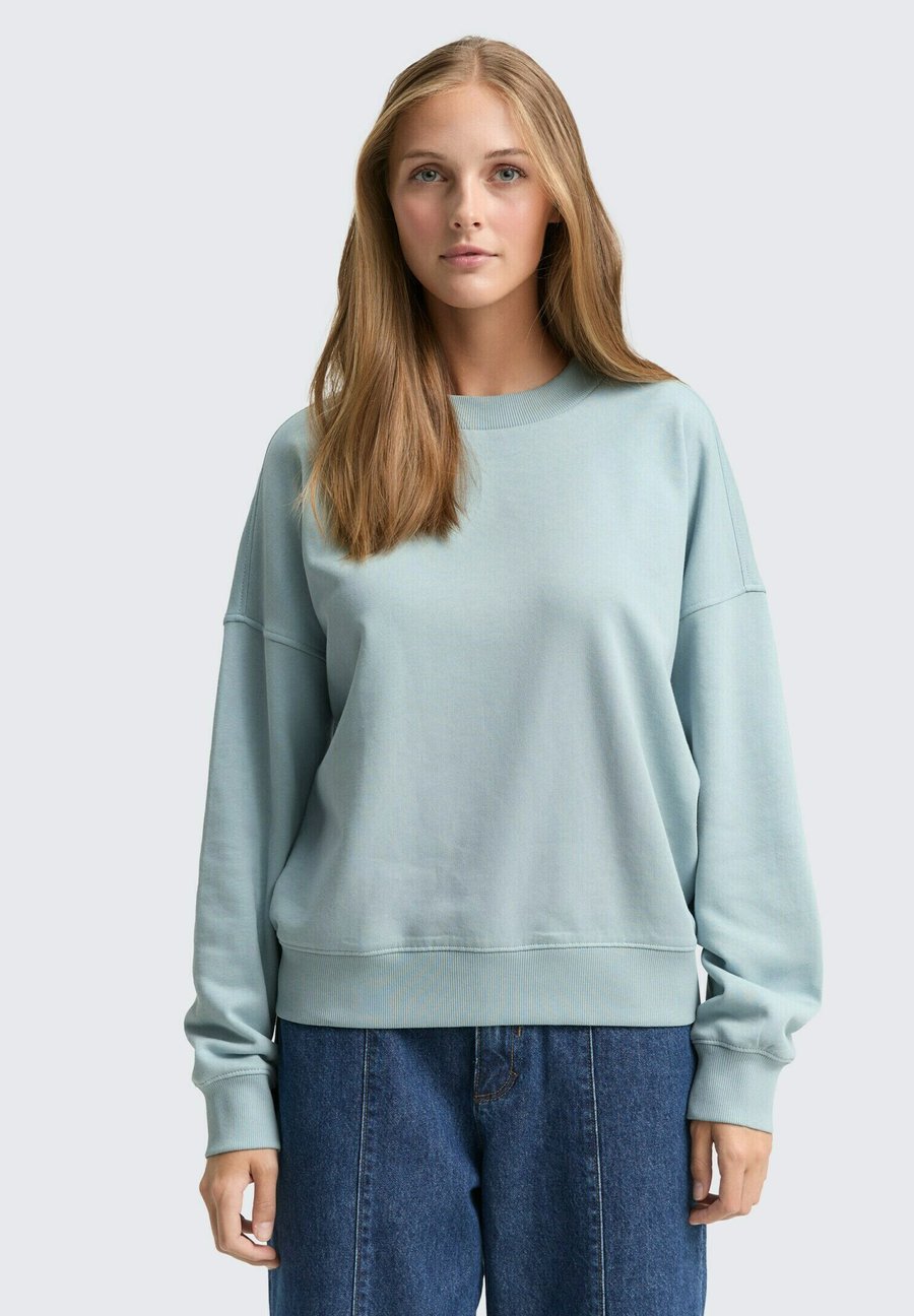 

Толстовка TOM TAILOR DENIM LOOSE FIT, Silver Cloud Blue/Light Blue