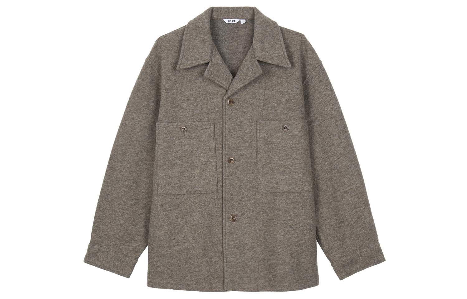 

Куртка серии U FW23 унисекс светло-коричневая Uniqlo, коричневый