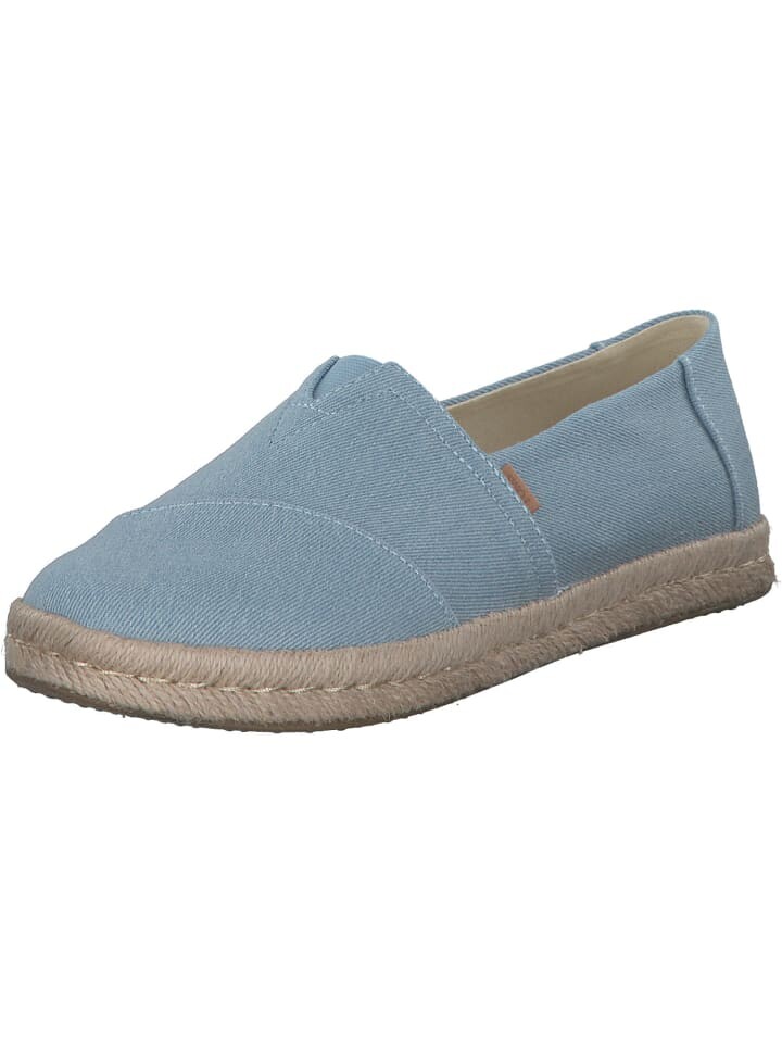 Тапочки TOMS Slipper, цвет PAS BLU WSHD DEN