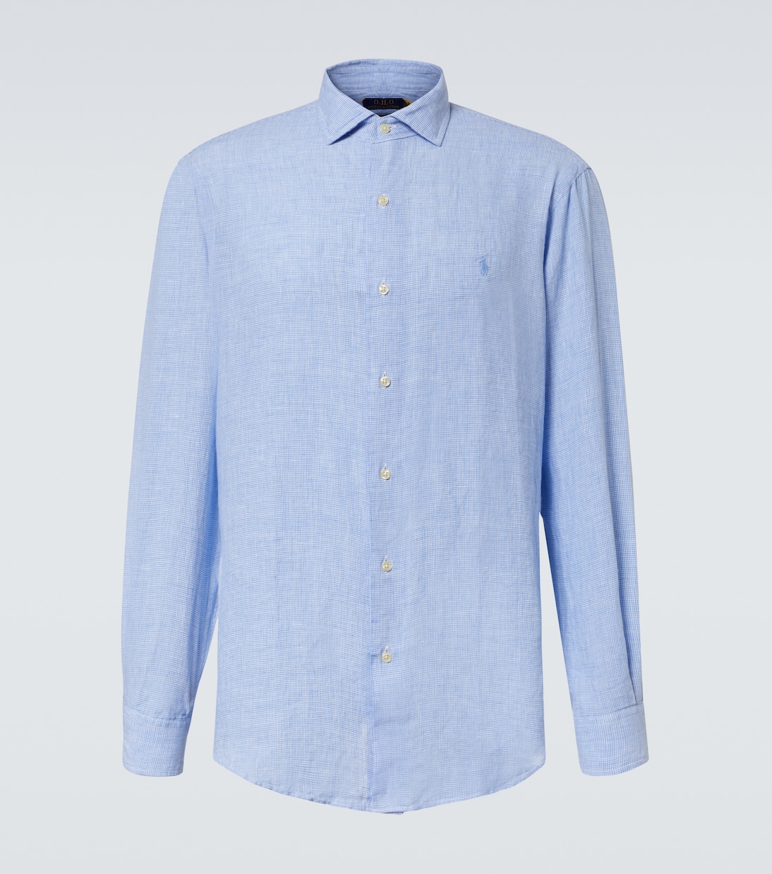 

Льняная рубашка Polo Ralph Lauren, Cabana Blue White