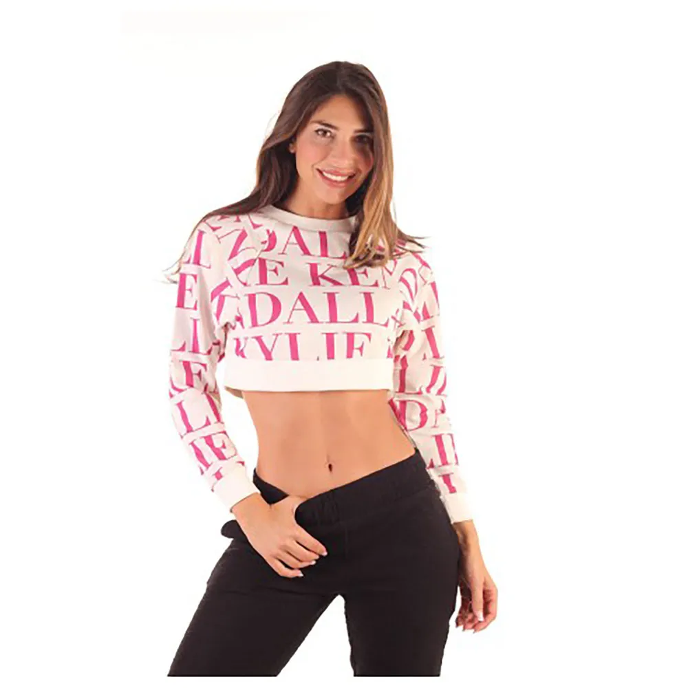 

Толстовка Kendall & Kylie KKW341604 Crop, белый