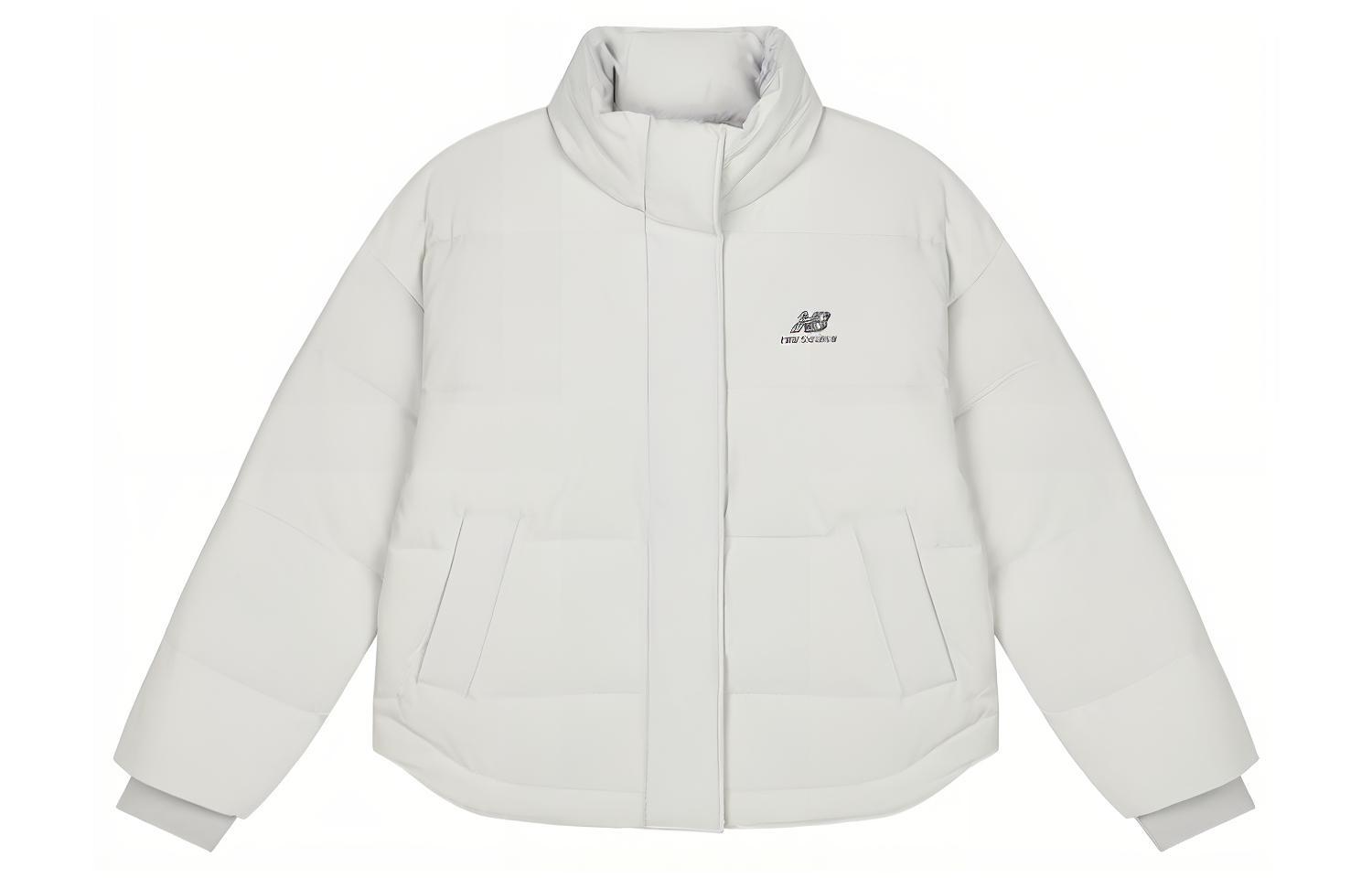 

Куртка пуховая женская серая белая New Balance, Белый, Куртка пуховая женская серая белая New Balance