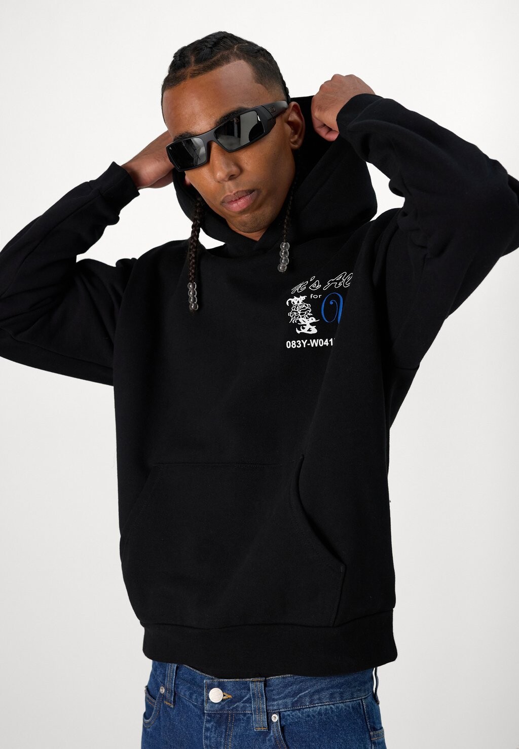 

Толстовка с капюшоном FOR YOU EXTRA UNISEX Obey Clothing, черный