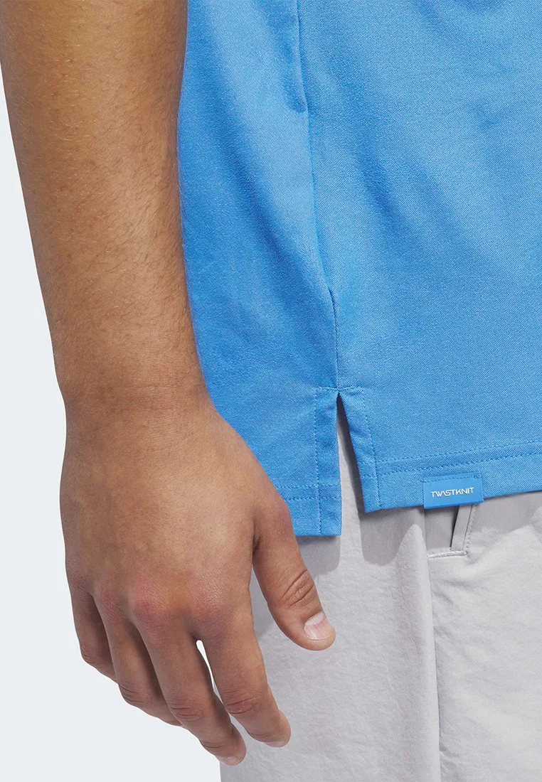 Поло для мужчин, трикотажное, Ultimate365 Tour Twistknit Pique, Adidas, синий — фото 4