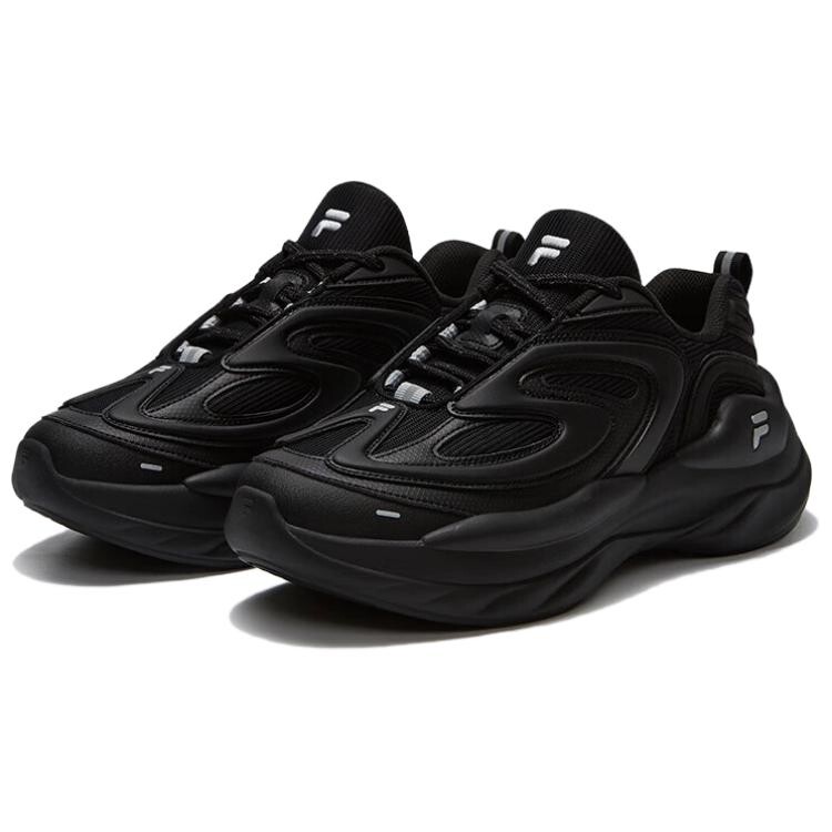 Мужские кроссовки Buzzard Lifestyle С Низким Верхом Черного цвета Fila Fusion — фото 2