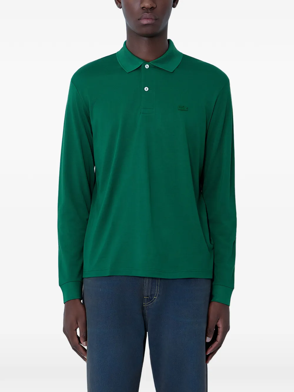

Поло с логотипом Lacoste, зеленый
