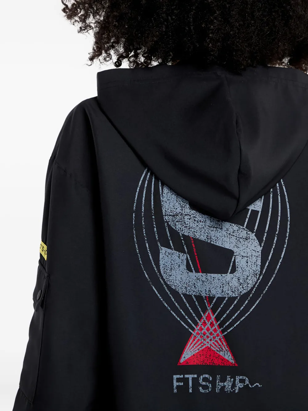 Куртка с логотипом X Footshop x Sparta Adidas, черный — фото 4