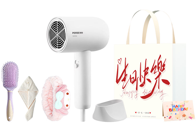 

Фен для волос Poree, PH1621 Premium Birthday Gift Bag Set