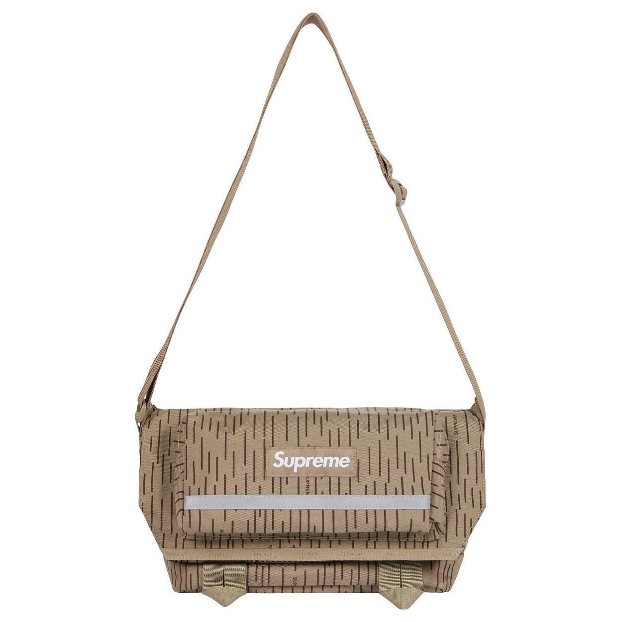 

Supreme Нейлоновая курьерская сумка через плечо унисекс бежевая, Tan
