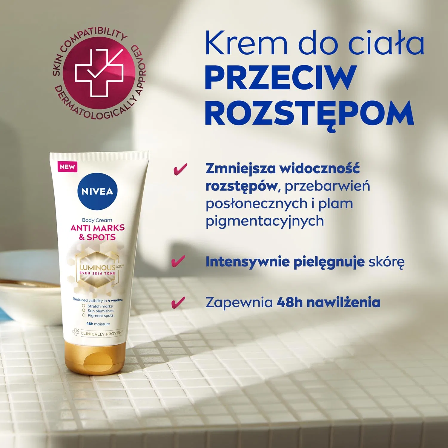 Женский крем для тела «Luminous 630 Anti Stretch Marks & Anti Spots» от Nivea Nivea — фото 2
