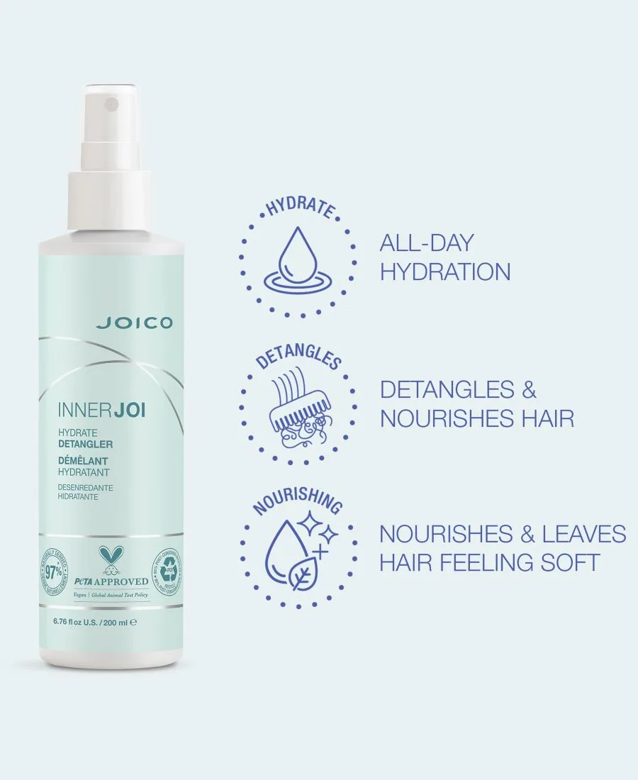Joico Спрей для распутывания волос Inner Joi Hydrate Detangler, 170 г — фото 4