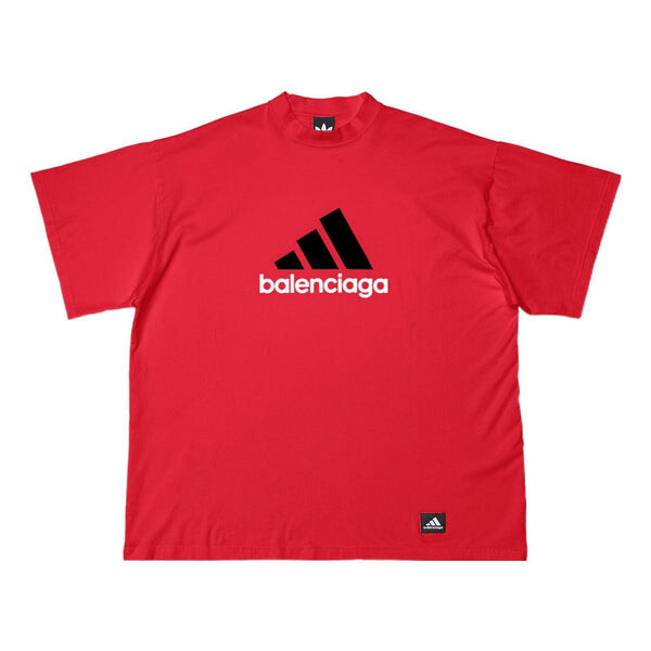 

Футболка x adidas oversized t-shirt 'red' Balenciaga, красный
