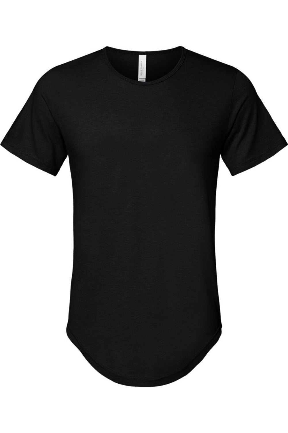 

Футболка BELLA + CANVAS Jersey с закругленным краем, черный