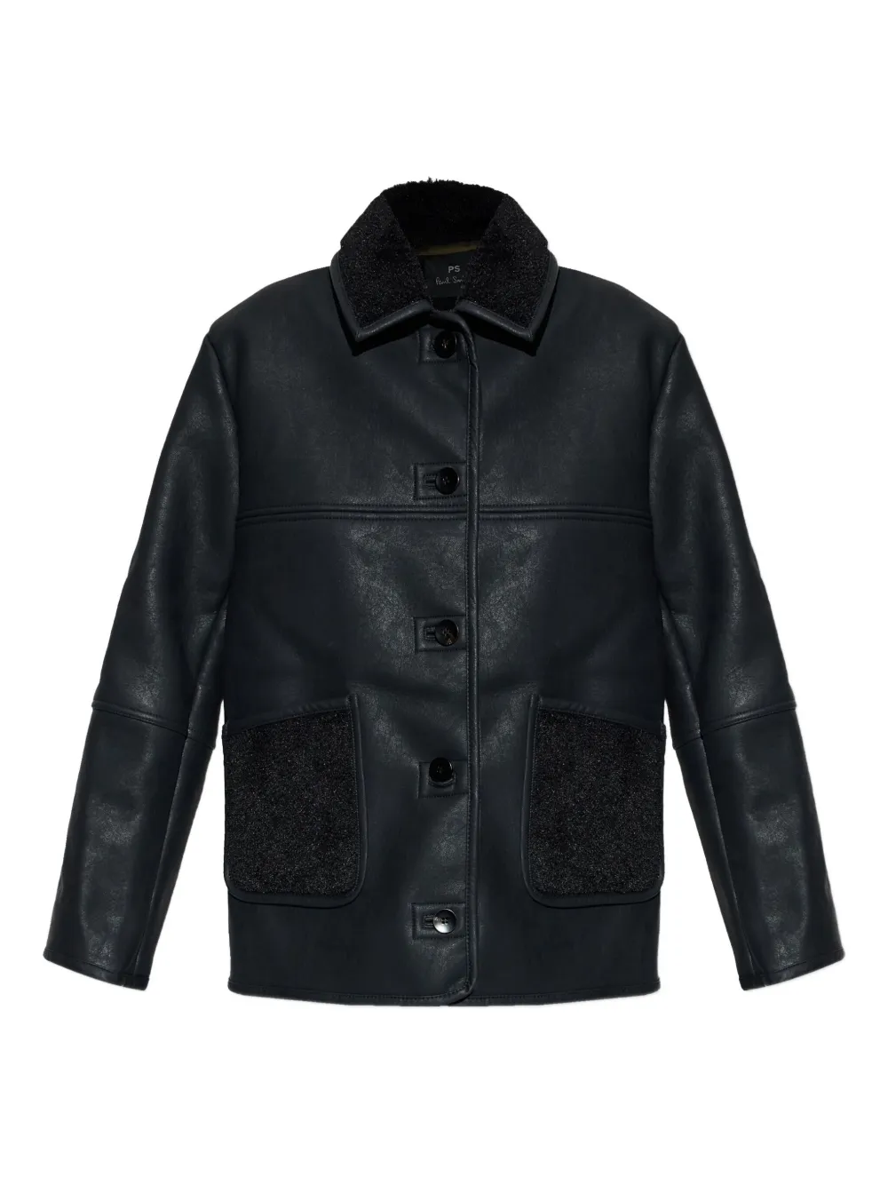 

Куртка из искусственной кожи Ps Paul Smith, черный