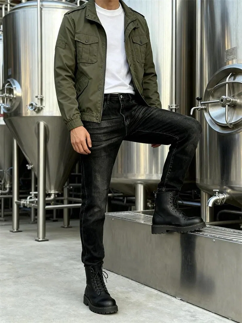 Джинсы slim fit, G03hei — фото 4