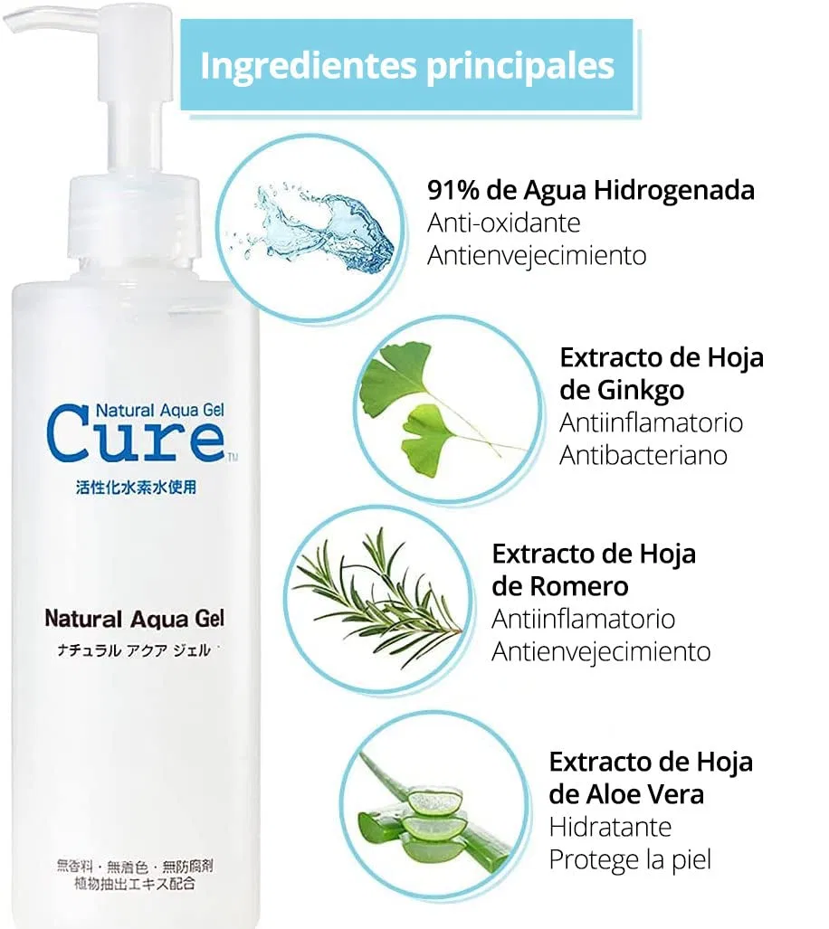 Гель-пилинг для лица и тела «Natural Aqua Gel Cure» Cure — фото 2