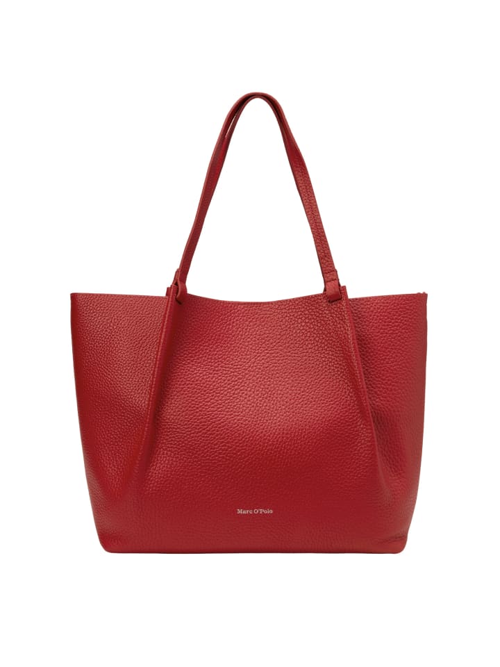 

Marc O'Polo Сумка-шоппер среднего размера, блестящего красного цвета