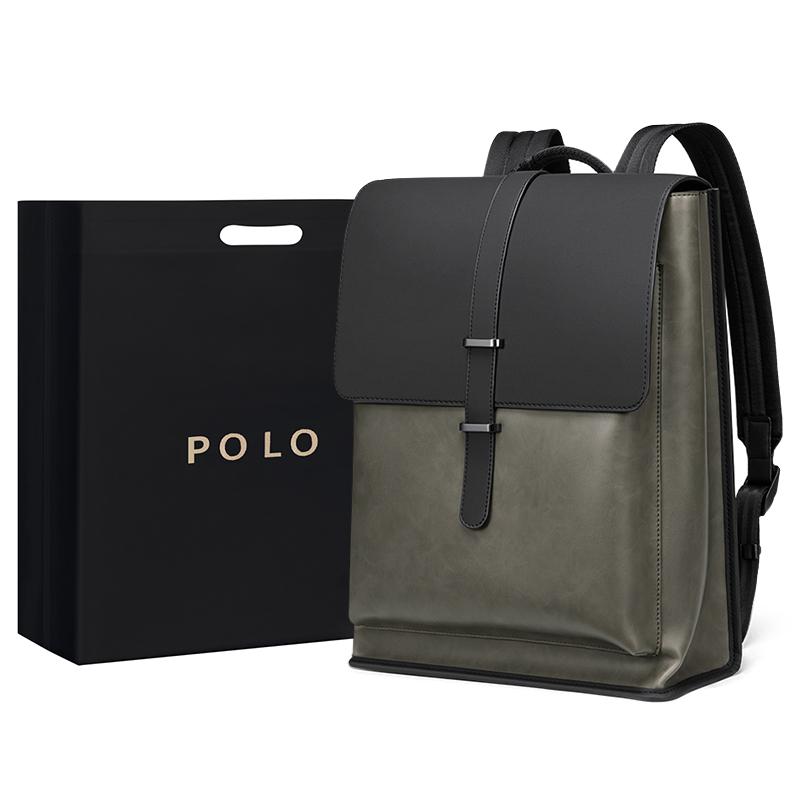 

POLO Синтетический рюкзак мужской серо-зеленый, Gray Green (Tubas)