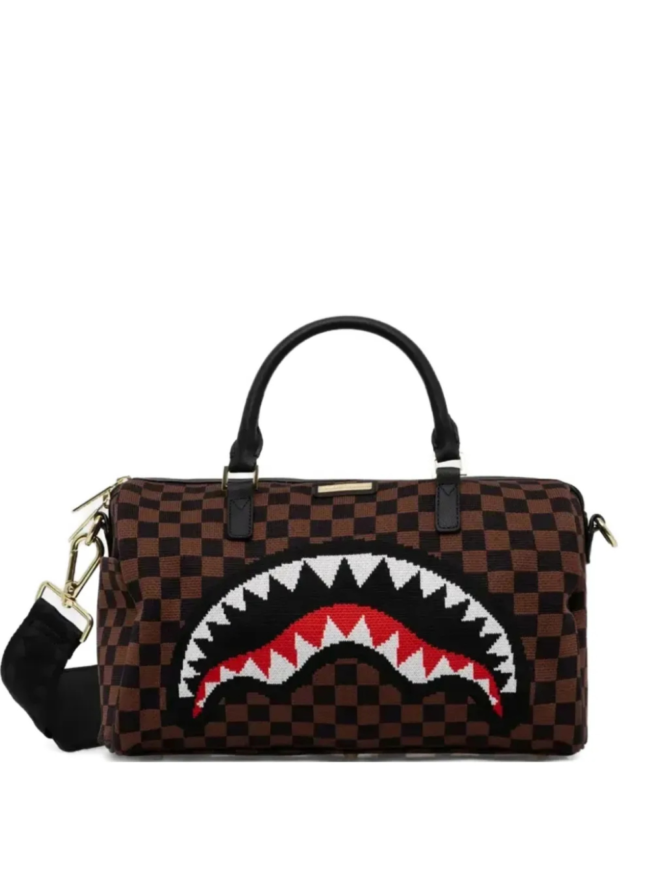 

Дорожная сумка в клетку Sharks in Paris 2.0 Sprayground, коричневый