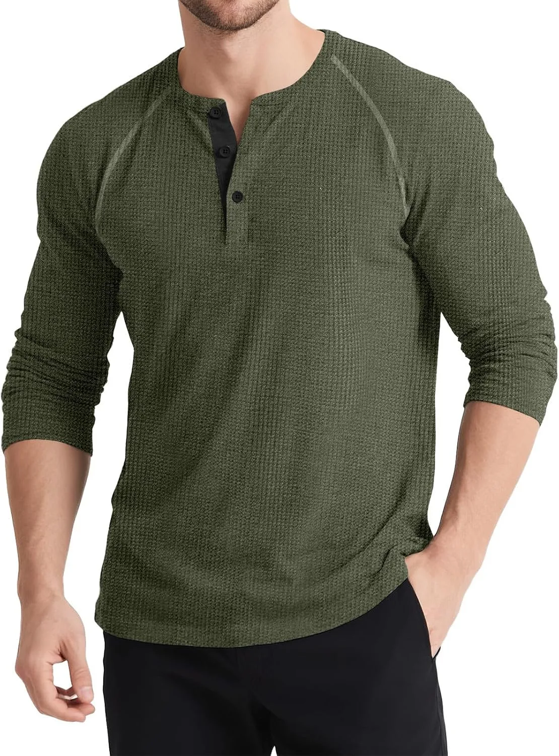 

Мужская футболка с длинным рукавом slim fit hlysgo