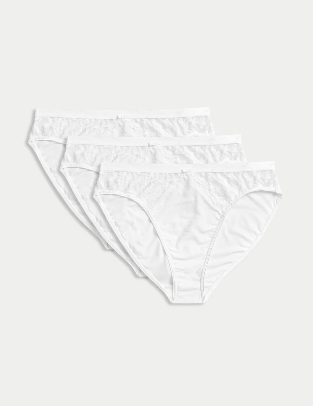 

3 шт. Высокие трусики Wildblooms Marks & Spencer, белый