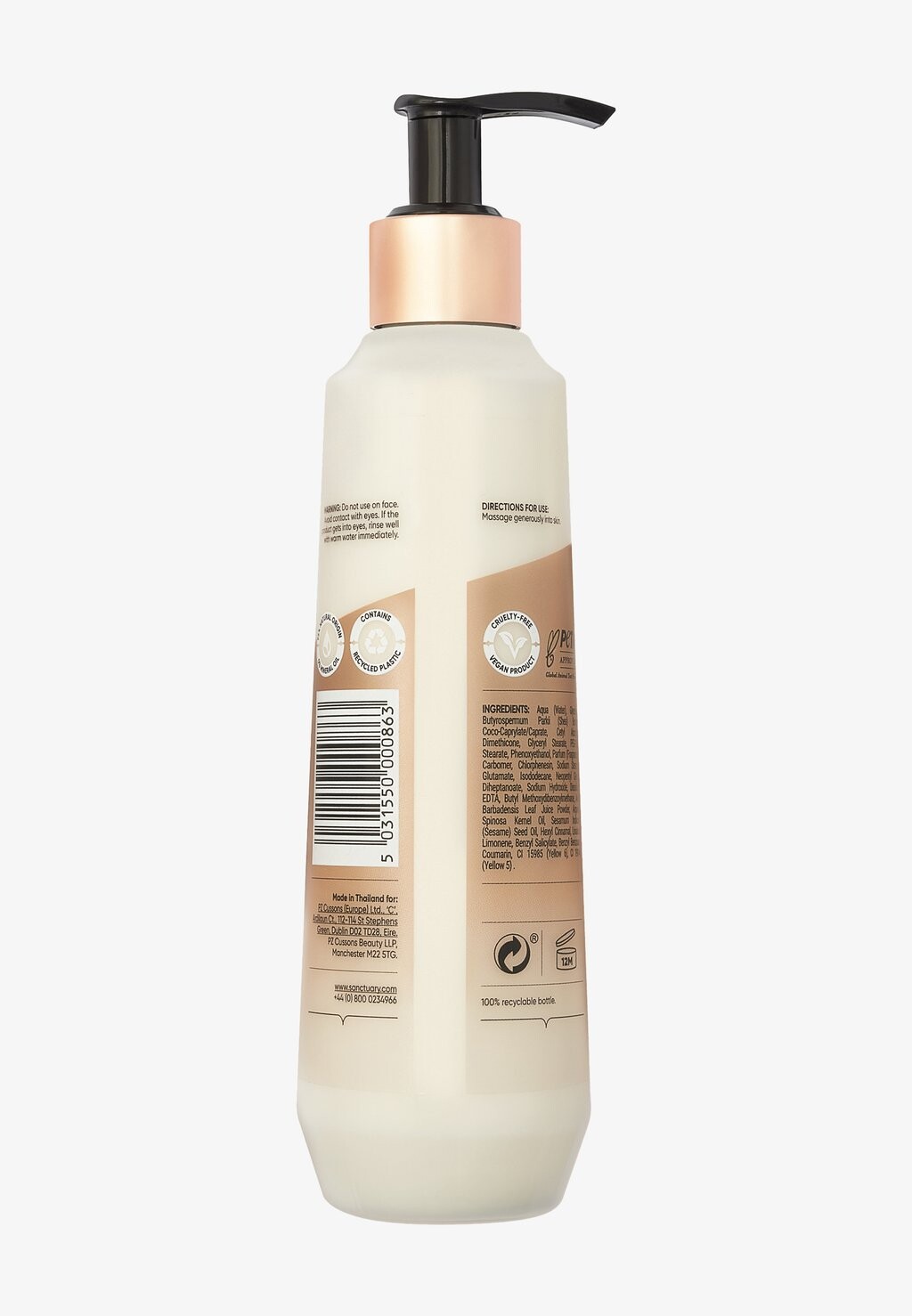 Крем для лица Sanctuary Spa — Увлажняющий SIGNATURE COLLECTION BODY LOTION — фото 2