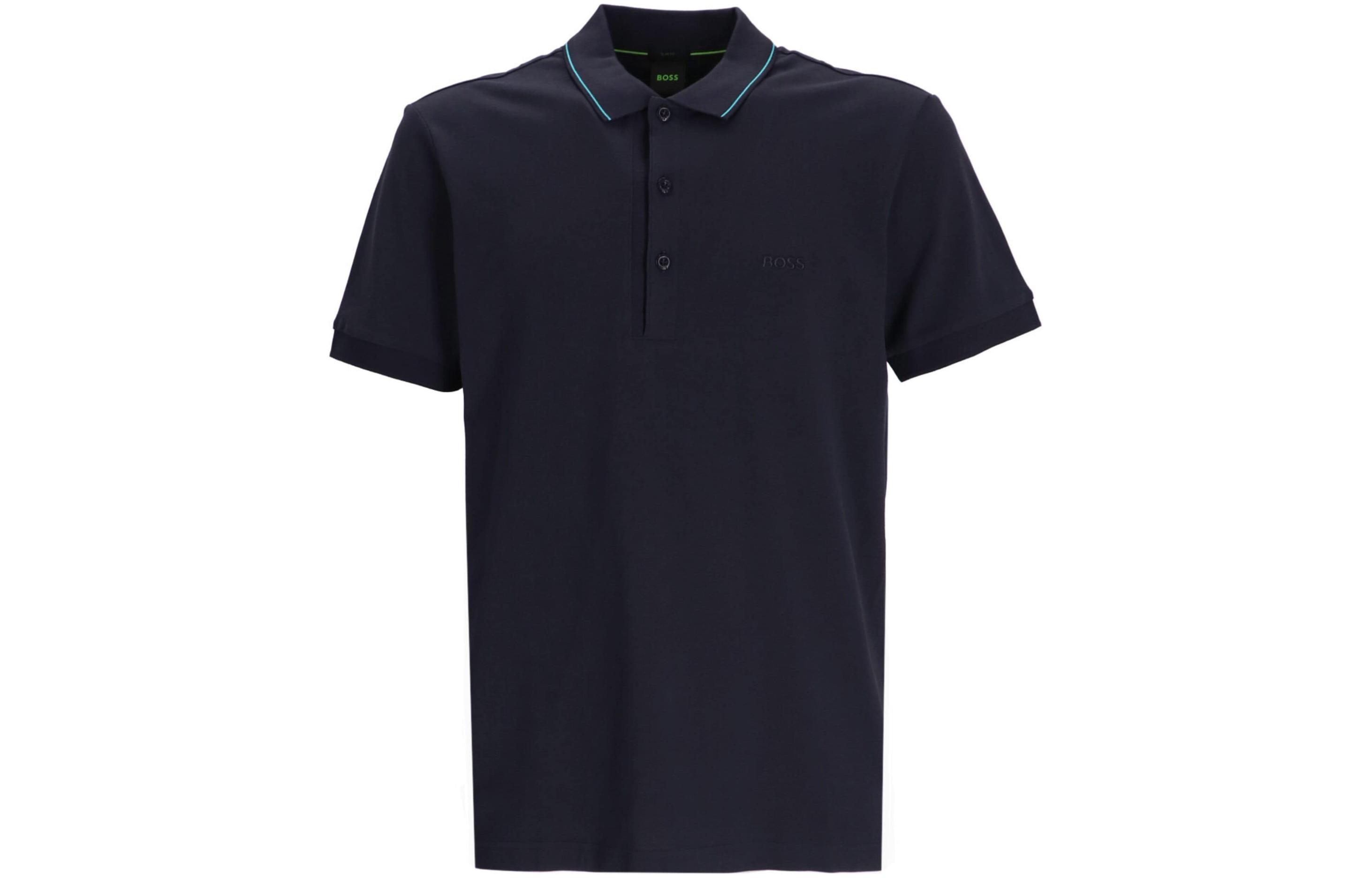 

Рубашка-поло мужская, цвет морской волны HUGO BOSS, Marine Blue