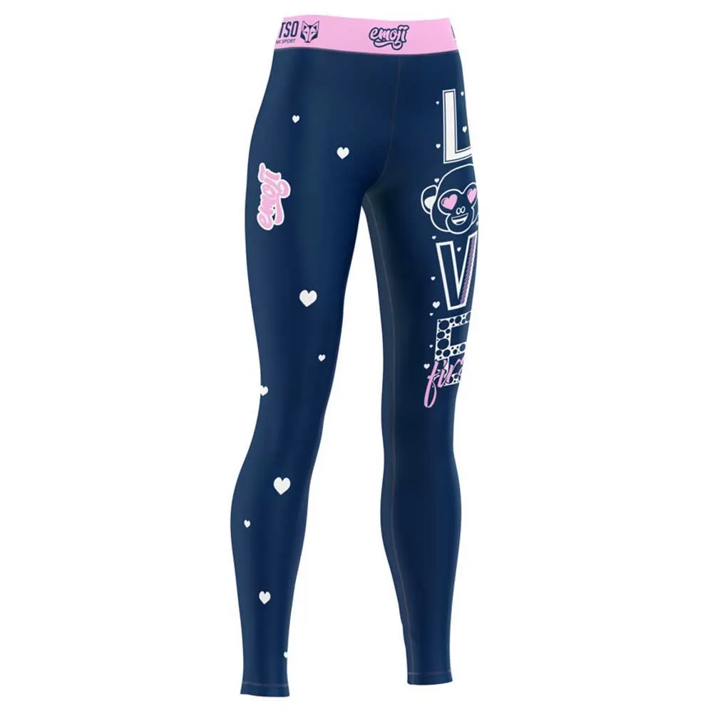 

Леггинсы Otso Emoji Love First, синий