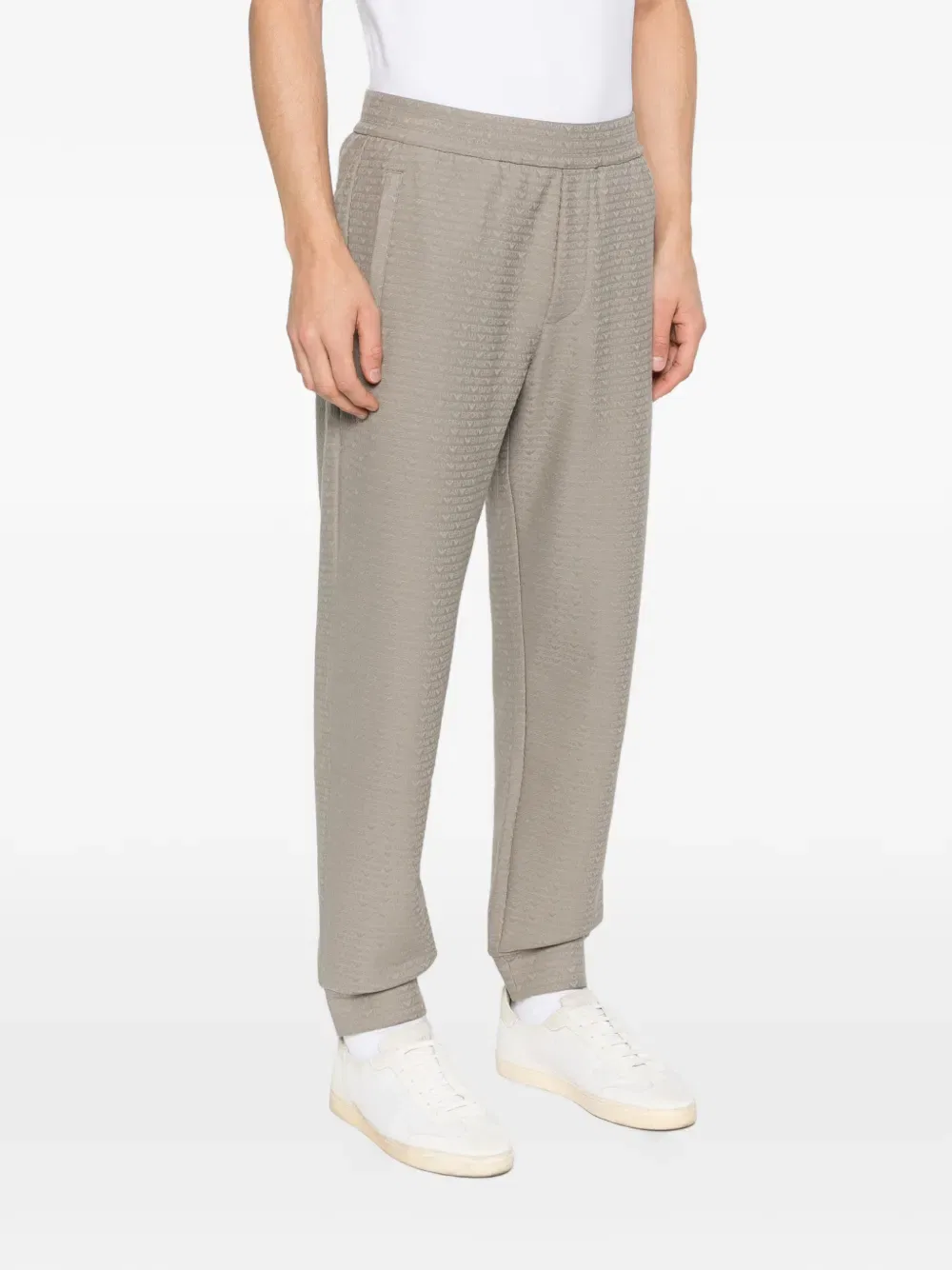 Спортивные брюки с логотипом Emporio Armani, серый — фото 3