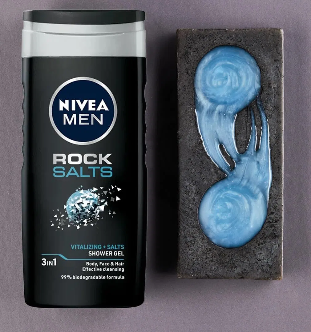 Очищающий гель для душа «Rock Salts» для мужчин от NIVEA MEN Nivea — фото 2