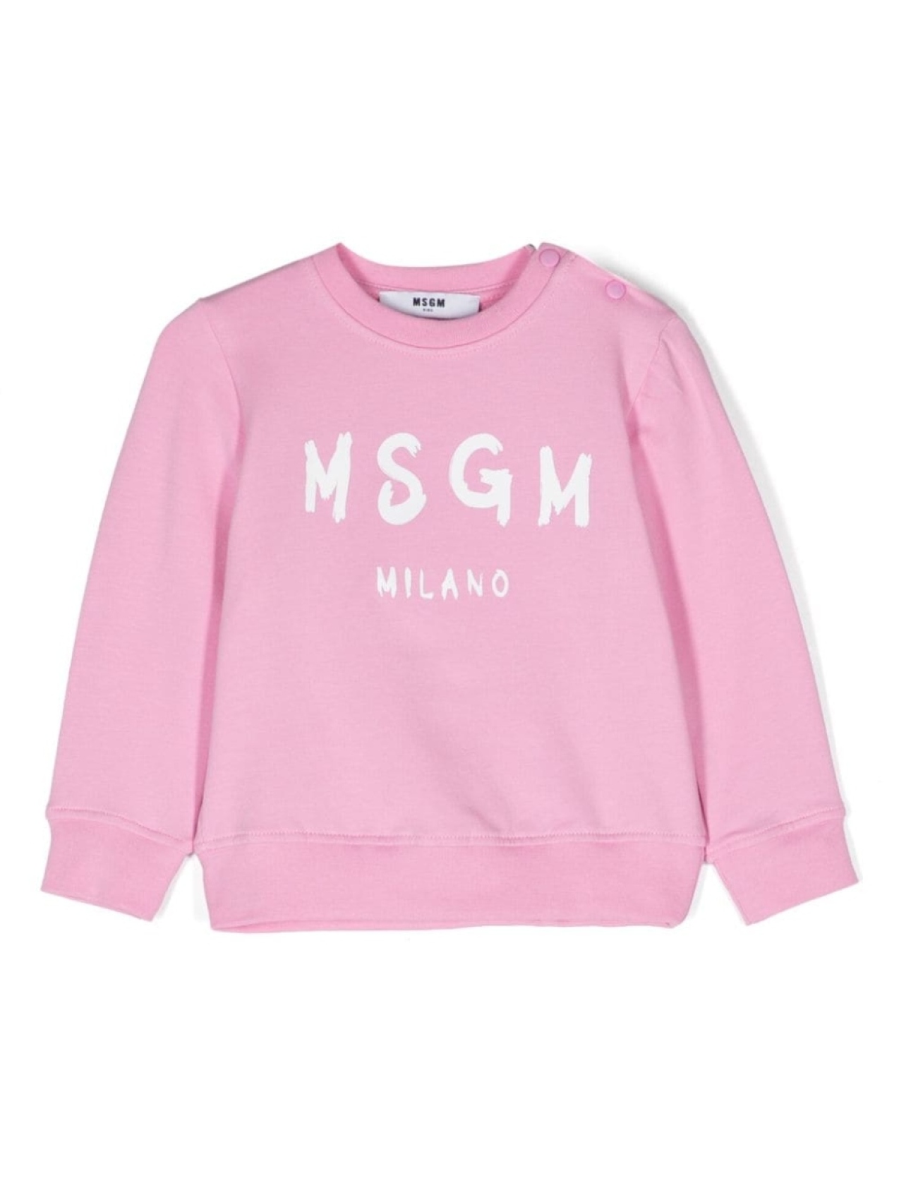 

MSGM Kids толстовка с логотипом, розовый