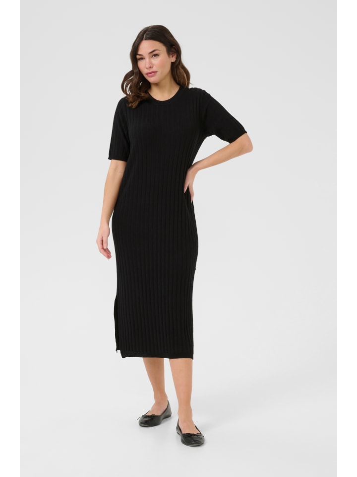 

Платье до колена Kaffe, глубокий черный