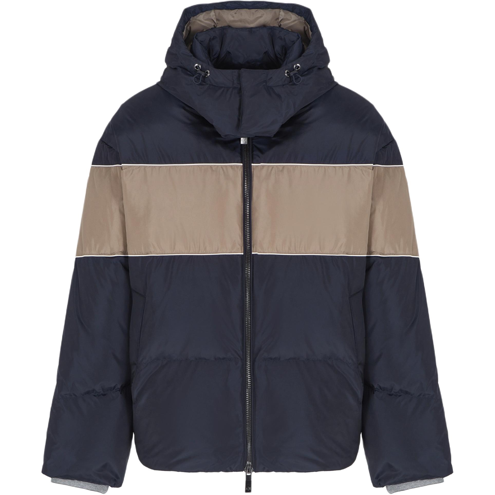 

Куртка пуховая мужская синяя ARMANI EXCHANGE, Синий, Куртка пуховая мужская синяя ARMANI EXCHANGE