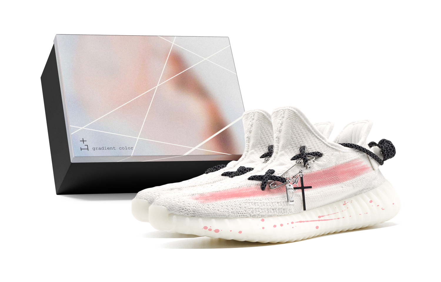 

Adidas Originals Yeezy Boost 350 V2 Low Top повседневные кроссовки унисекс белый - белый (с коробкой), цвет White (Box)