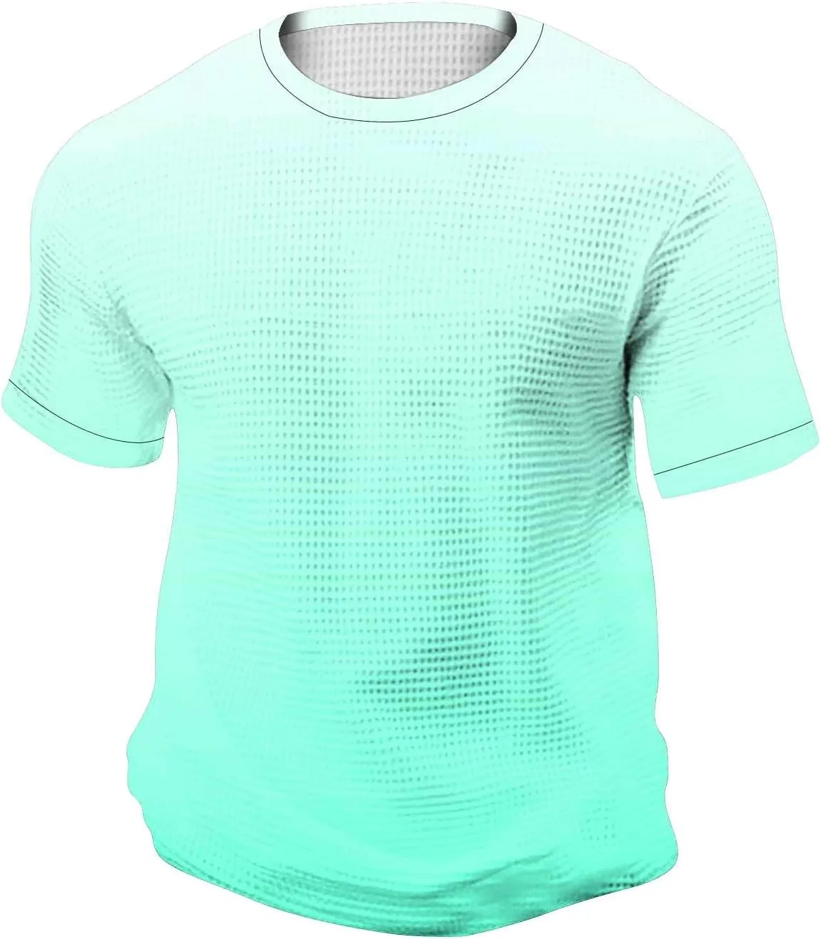 

Мужская футболка с градиентом и коротким рукавом Sdeycui