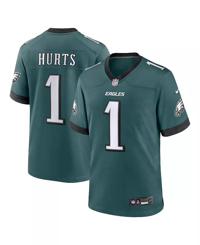 

Футболка игровая альтернативная Philadelphia Eagles для мужчин Nike Jalen Hurts Fanatics, зеленый