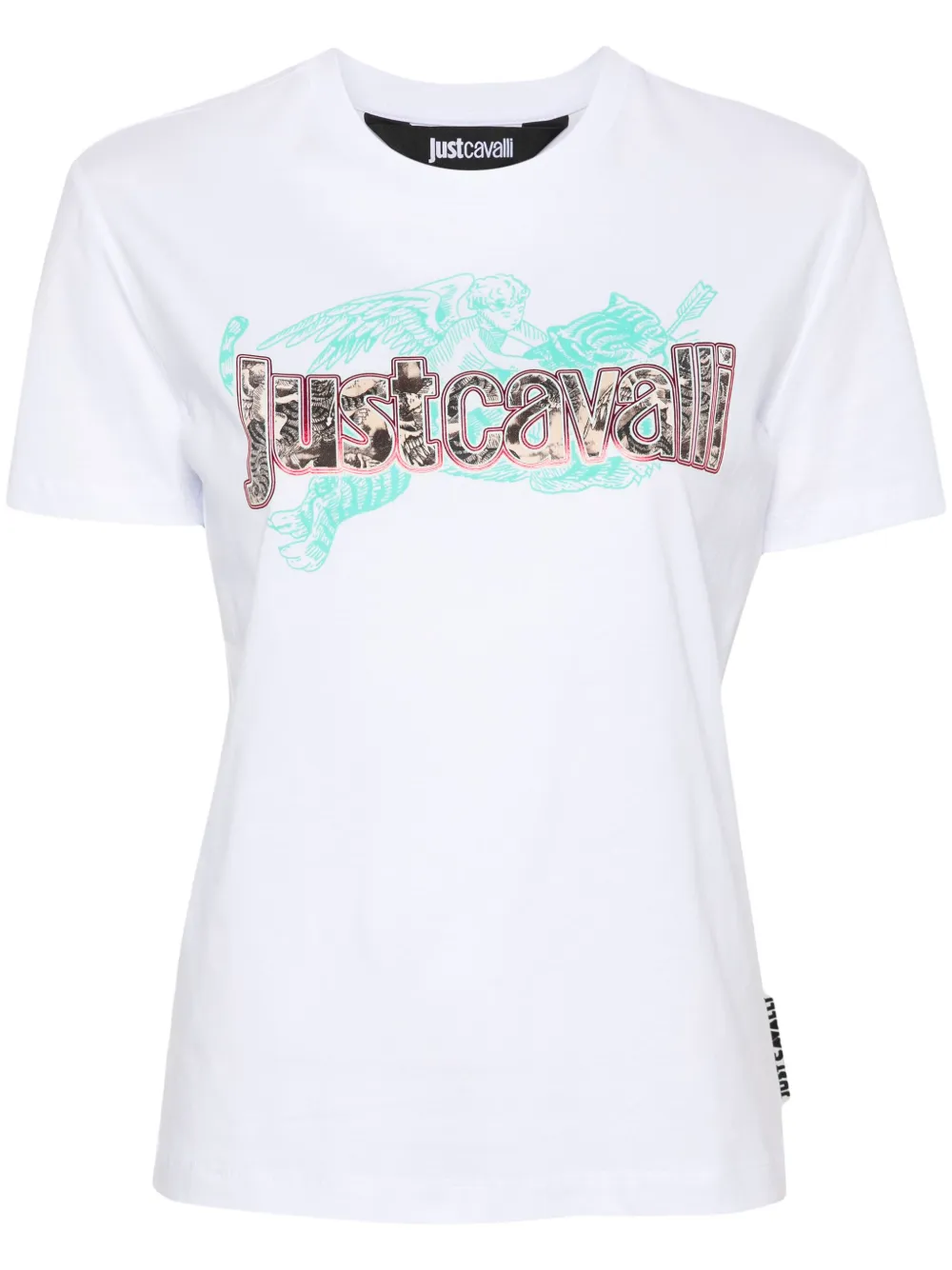 

Футболка с логотипом Just Cavalli, белый