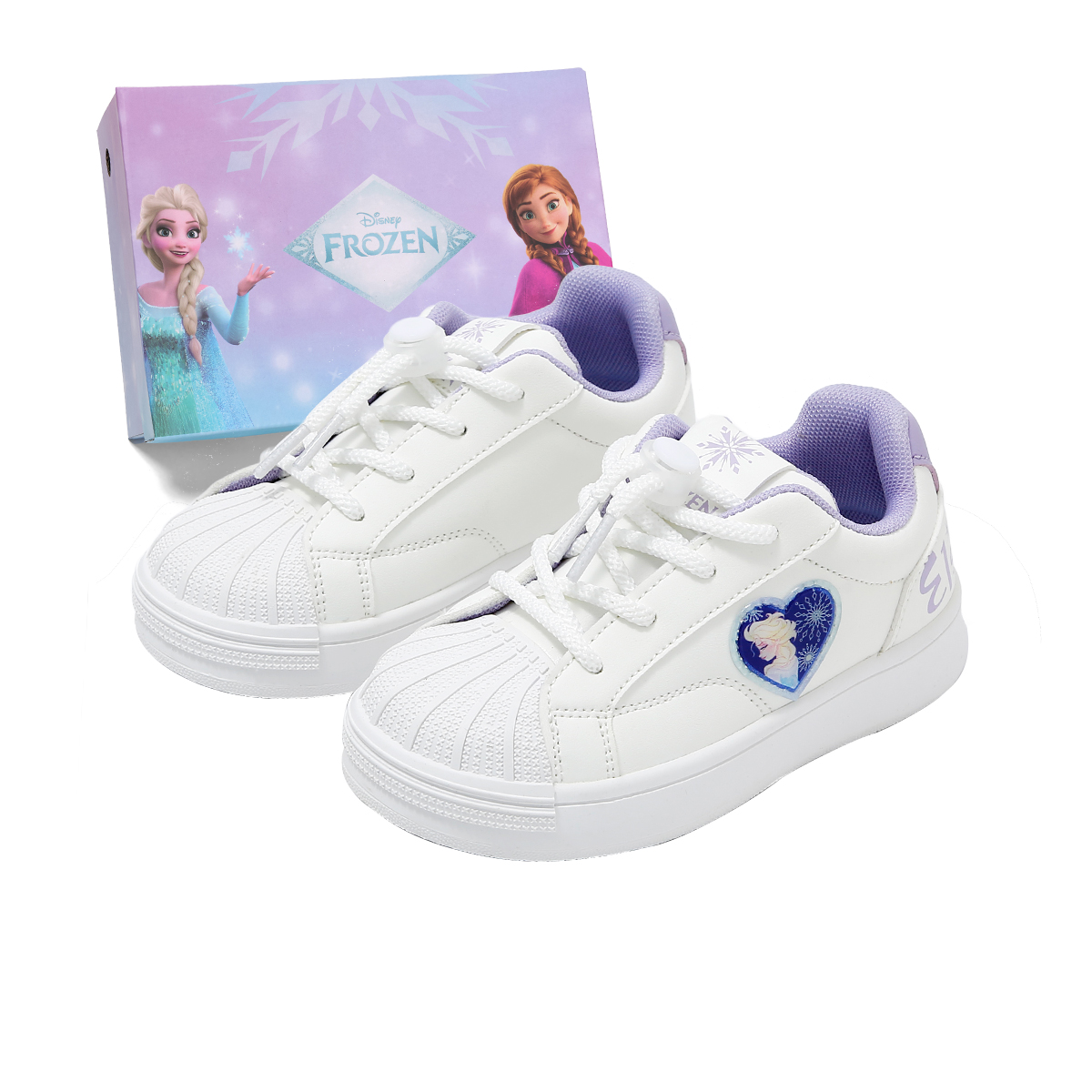 

Повседневная обувь Frozen Kids Disney, бежевый/белый/фиолетовый