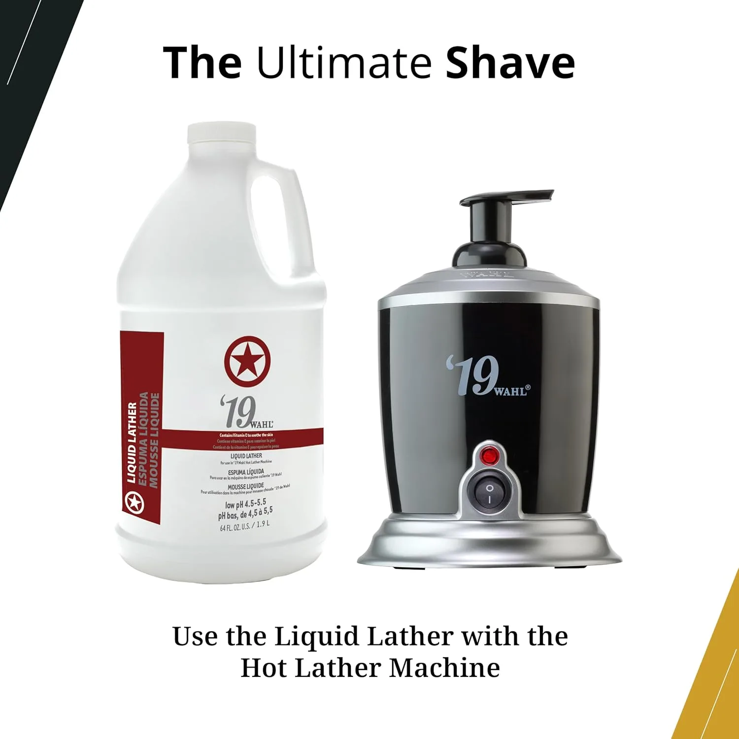 Wahl Professional 19 Готовая к применению жидкая пена для укладки, обогащенная витамином Е, для чувствительной кожи, 64 жидких унции — фото 3