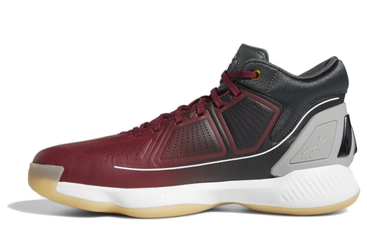 

Баскетбольные кроссовки D Rose 10 мужские высокие красные/серые Adidas