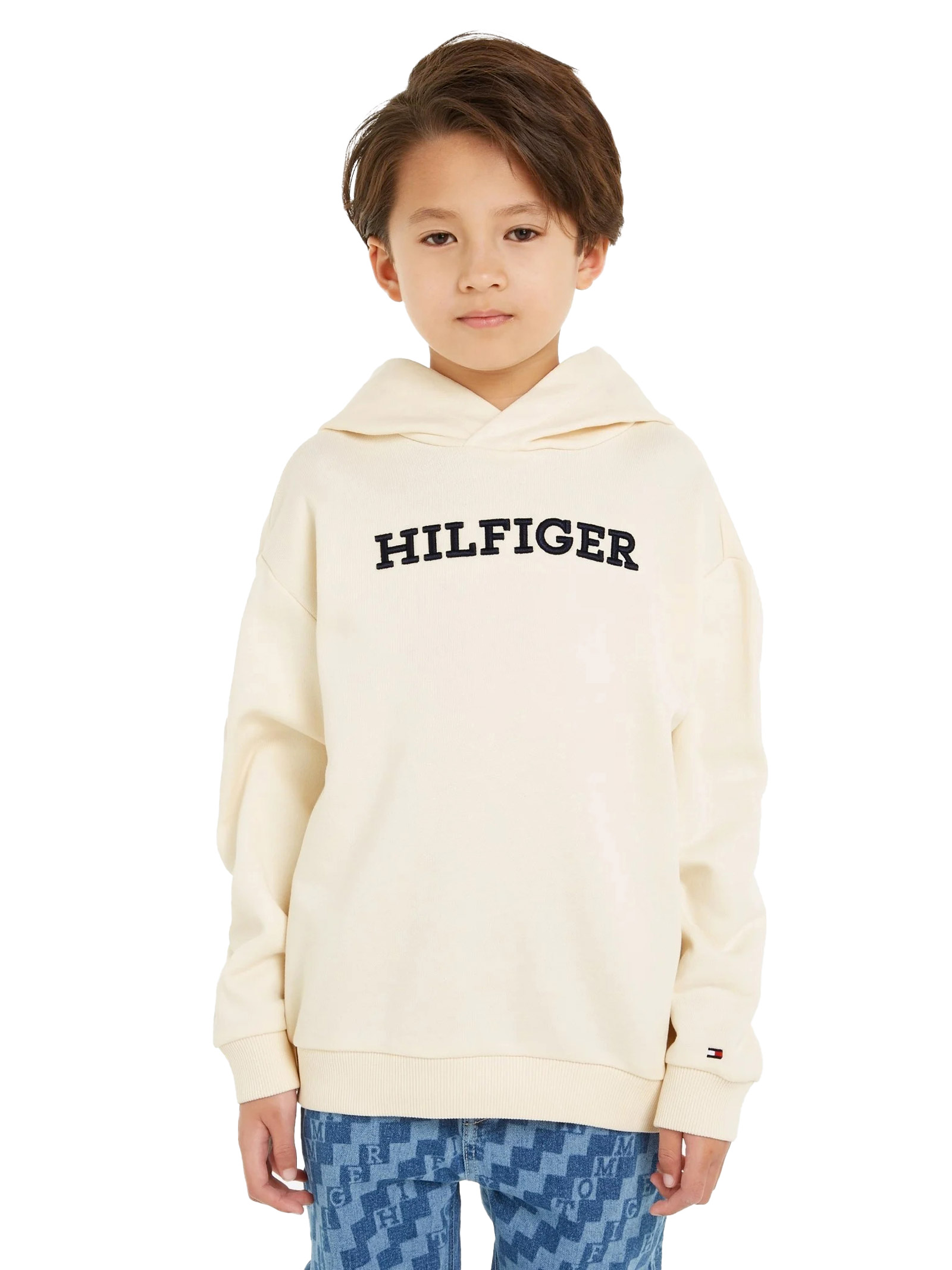 

Толстовка hilfiger felpa garzata per bambini Tommy, бежевый