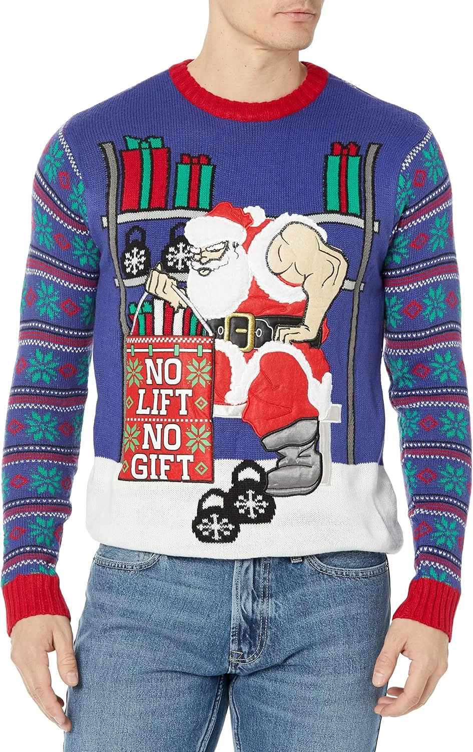 

Blizzard Bay мужской длинный свитер Ugly Christmas