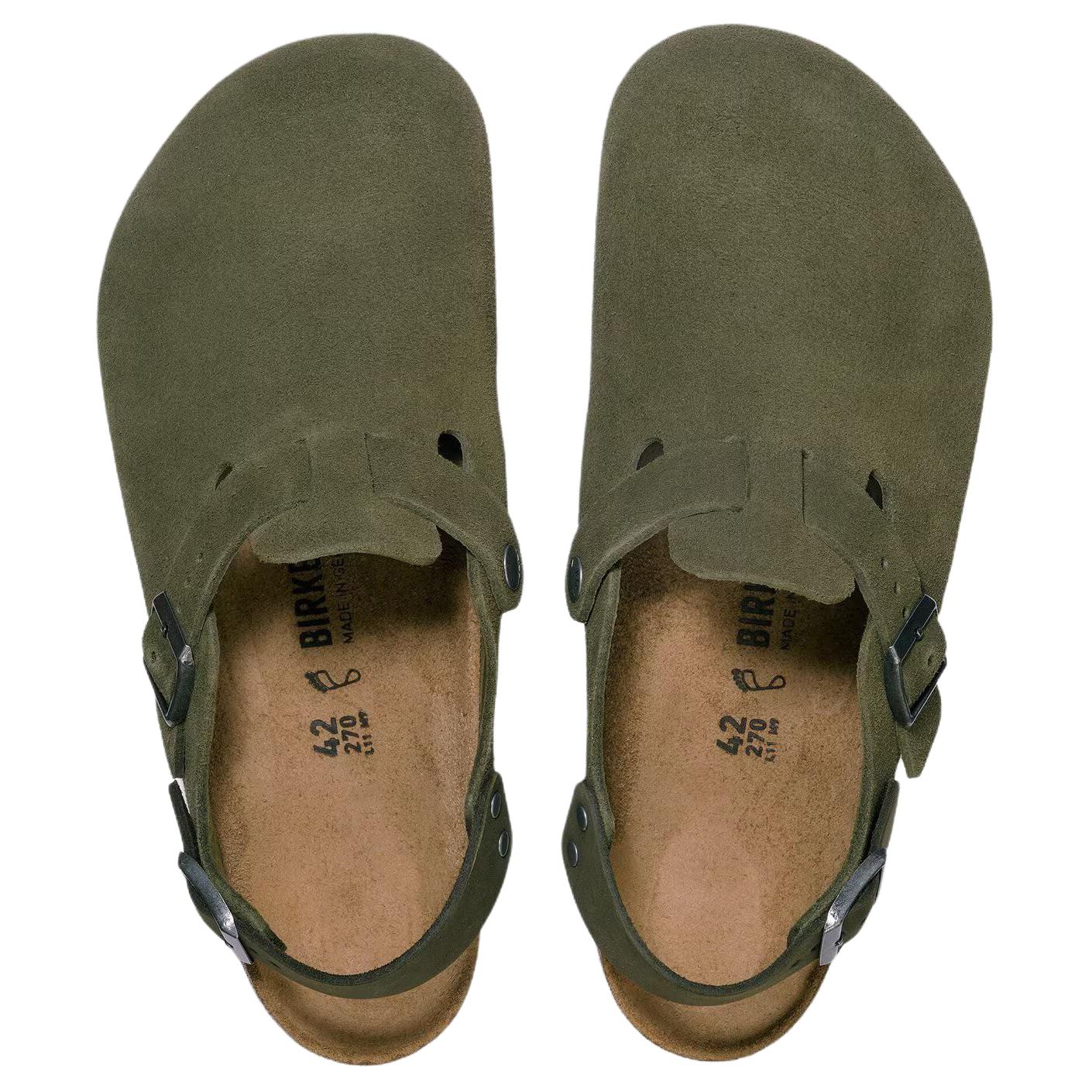 Birkenstock Токио Лоу Топ Кэжуал Шуз Юнисекс Зеленые Узкие Зеленые, цвет Green — фото 4