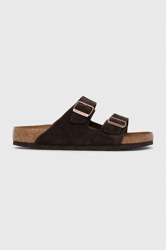 

Замшевые шлепанцы Arizona Birkenstock, коричневый