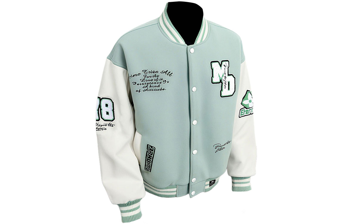 

Куртка Unisex Baseball Collar Moderate ZIAREL, pea зеленый[removable logo]