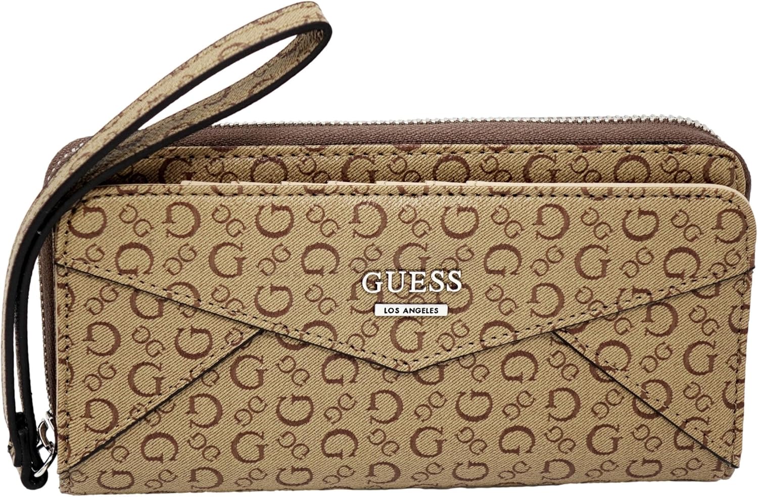 

Кошелек-клатч GUESS Factory Hartland Signature Print Slim